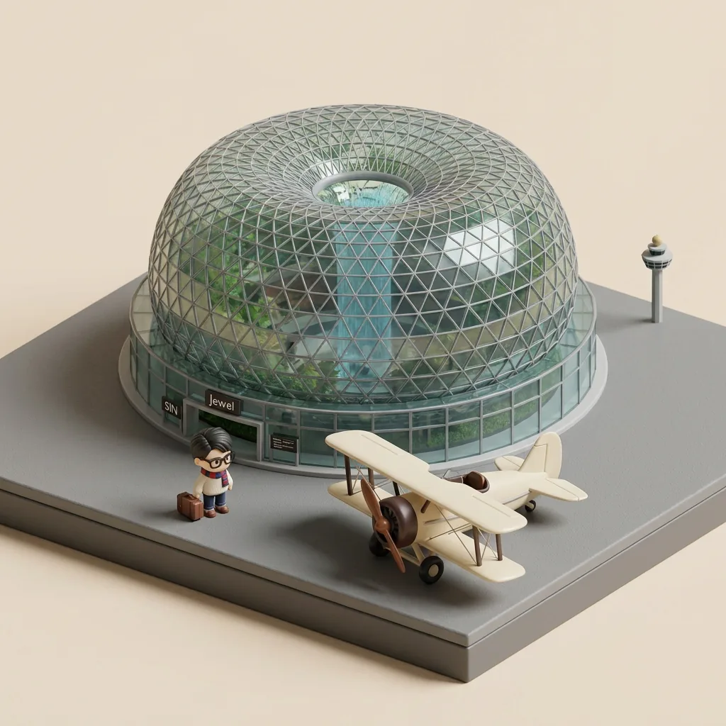 Changi Jewel isometric — day